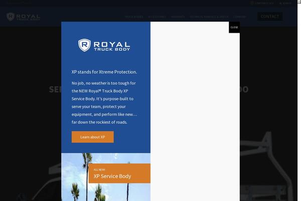 royaltruckbody.com site used Utilimaster
