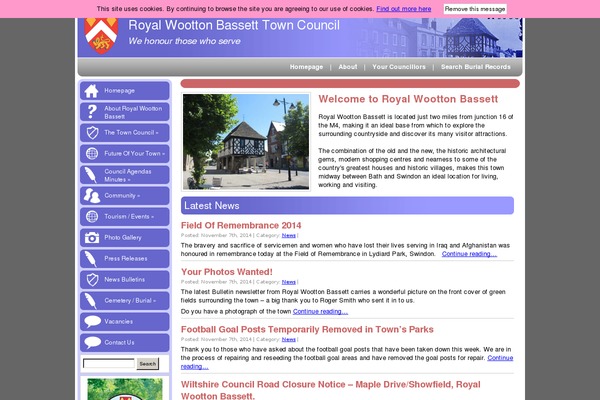 royalwoottonbassett.gov.uk site used Totw