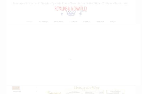 royaume-chantilly.fr site used Chantilly