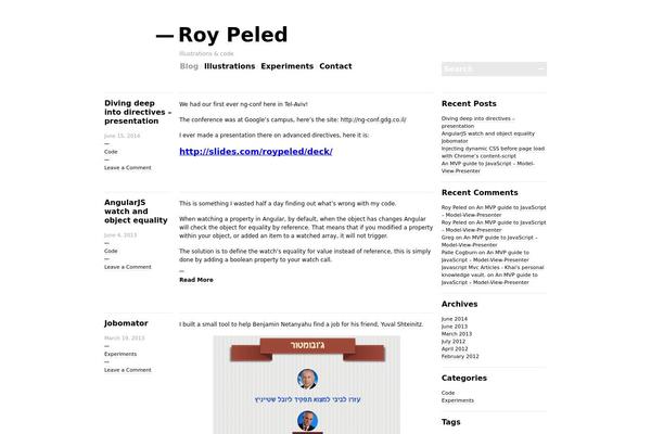 roypeled.com site used Blogum