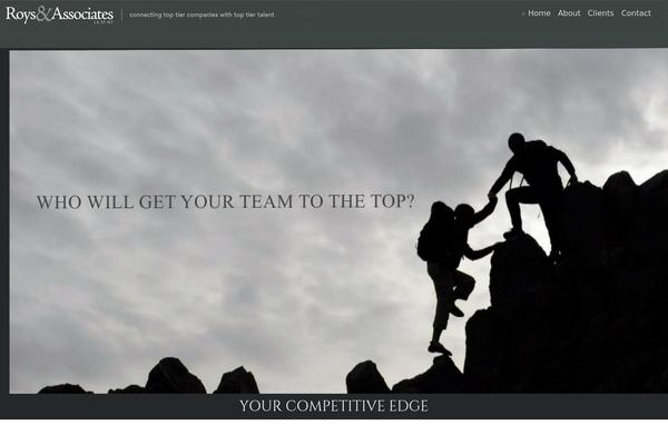 Magnetic theme site design template sample
