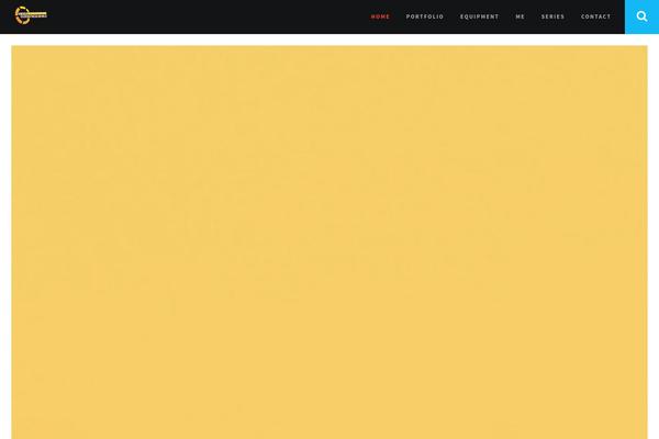 Redfolio theme site design template sample