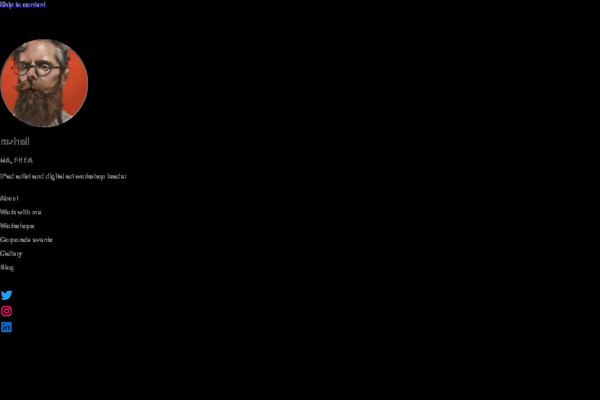 WordPress website example screenshot