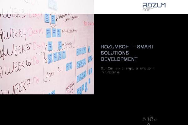 rozumsoft.ru site used Rozumsoft-singlepage