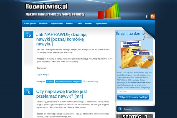 rozwojowiec.pl site used Rozwojowiec