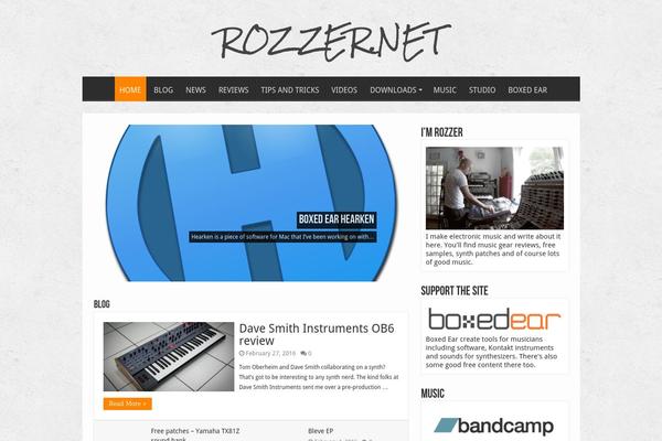 rozzer.net site used Serene