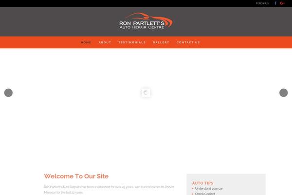 WordPress website example screenshot