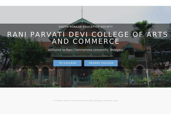 WordPress website example screenshot