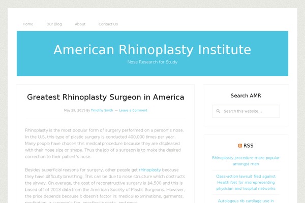 WordPress website example screenshot