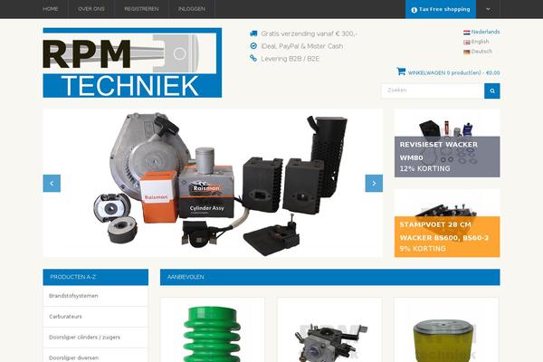 rpmtechniek.nl site used Rpmtheme