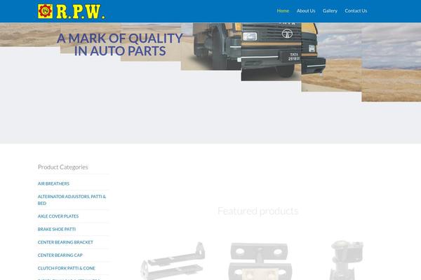 Auto Repair theme site design template sample