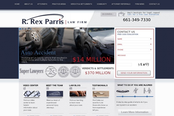 rrexparris.com site used Parris-law-child