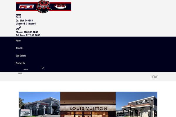 WordPress website example screenshot