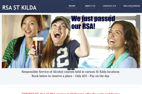 WordPress website example screenshot