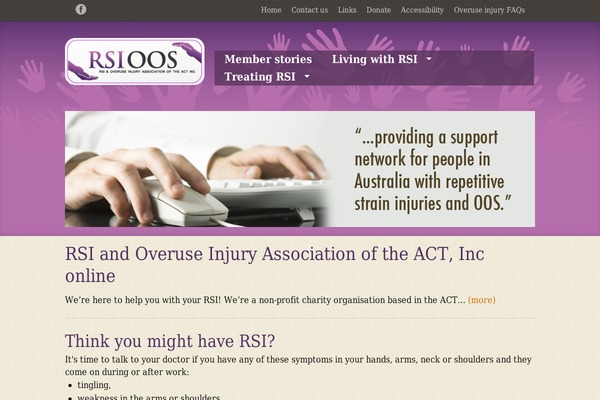 rsi.org.au site used Charitywp