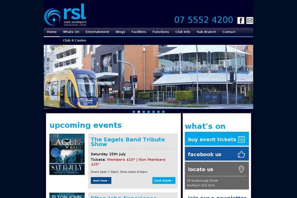 rslclubsouthport.com.au site used Southport