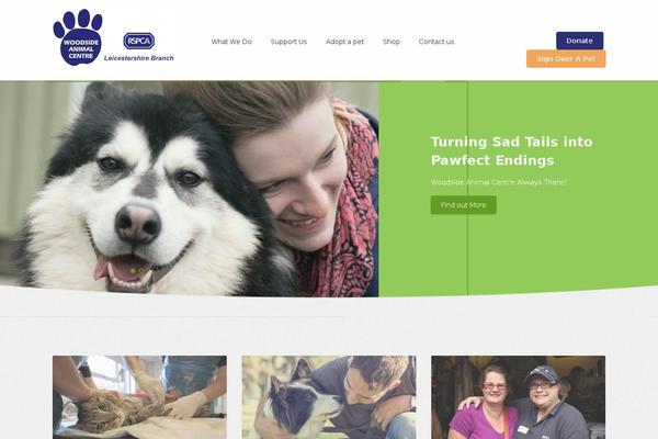rspcaleicester.org.uk site used Woodside-animal-centre