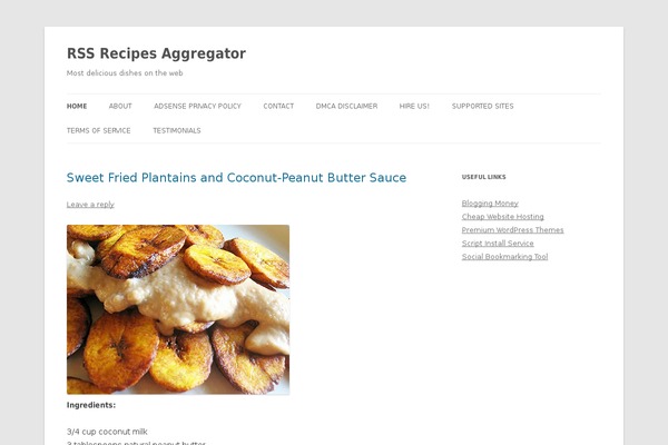 WordPress website example screenshot