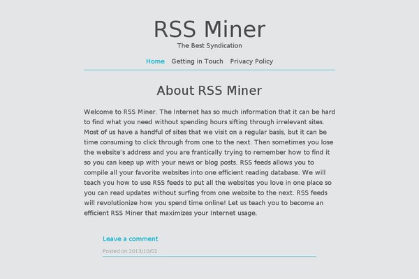 rssminer.net site used Decode