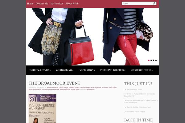 Modelling theme site design template sample