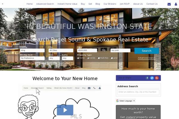 Prime-location theme site design template sample