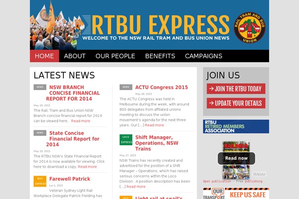 rtbuexpress.com.au site used Rtbuexp_framework