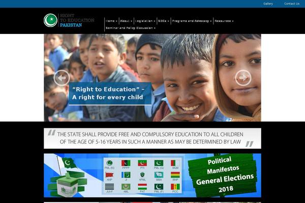 rtepakistan.org site used Rteducation
