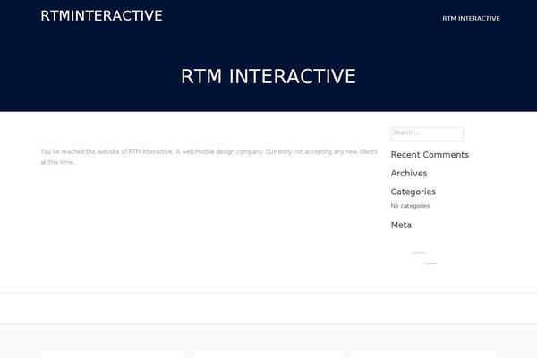 rtminteractive.com site used Sensible WP