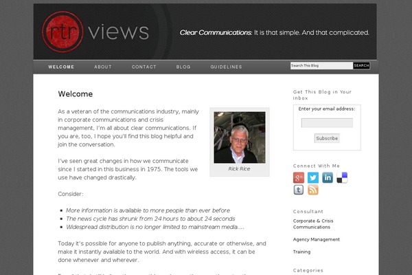 Thesis 1.8 theme site design template sample