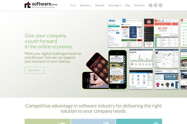 WordPress website example screenshot