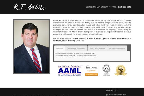 WordPress website example screenshot