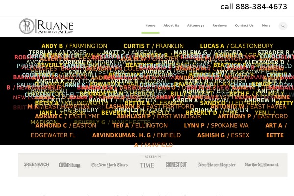 WordPress website example screenshot