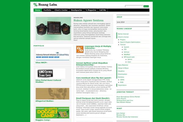 Mimbo 2.2 theme site design template sample