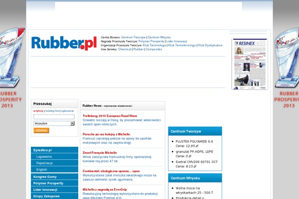 rubber.pl site used Rubber