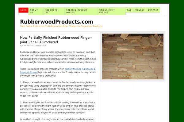WordPress website example screenshot