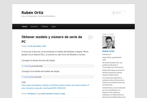 WordPress website example screenshot