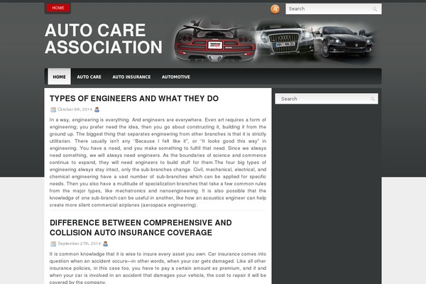 Carsmania theme site design template sample