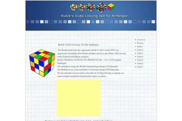 rubiks-cube-zauberwuerfel.com site used Runo Lite