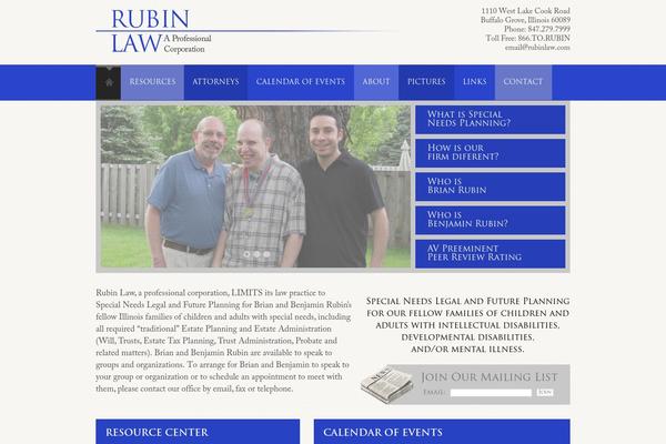 WordPress website example screenshot
