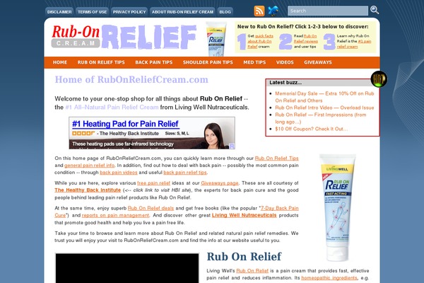 rubonreliefcream.com site used Mammapress