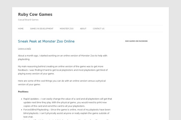 Twenty Twelve theme site design template sample