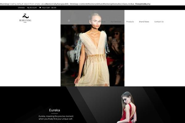 Virtue theme site design template sample