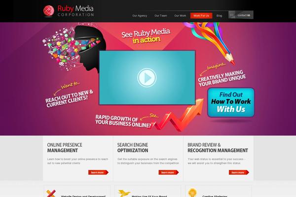 rubymediacorporation.com site used Ruby