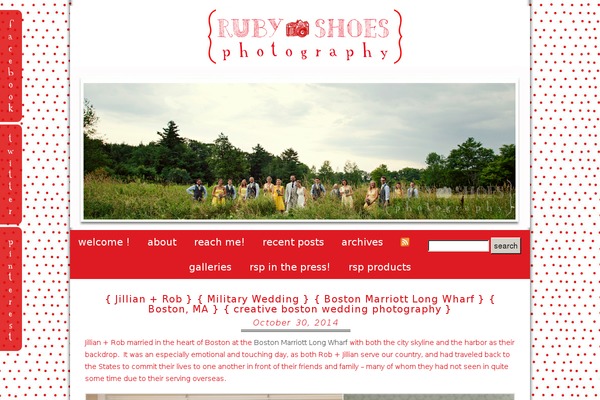 Prophoto4 theme site design template sample