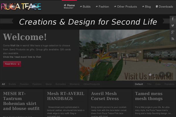 Kirigami theme site design template sample