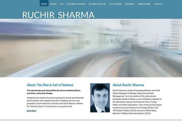 ruchirsharma.com site used Sharma-r
