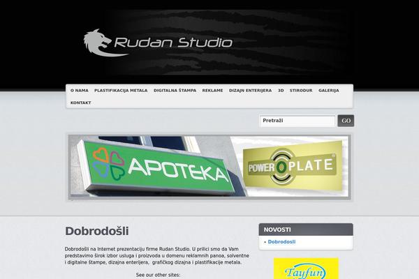 evolve theme site design template sample