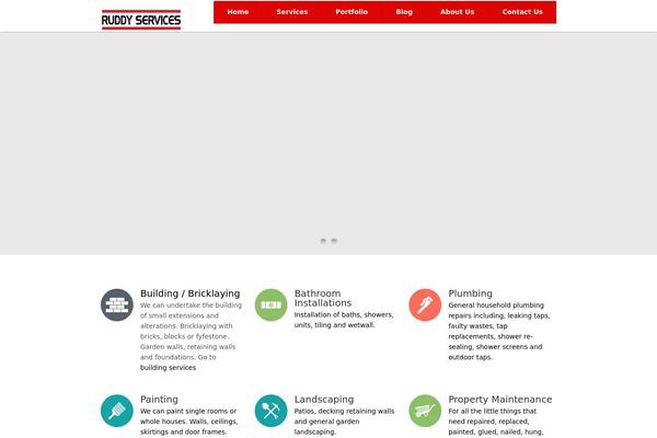 ruddyservices.com site used Plumber-theme