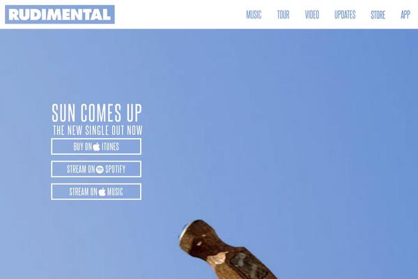 rudimental.co.uk site used Rudimental