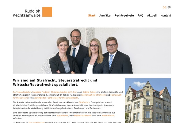 WordPress website example screenshot